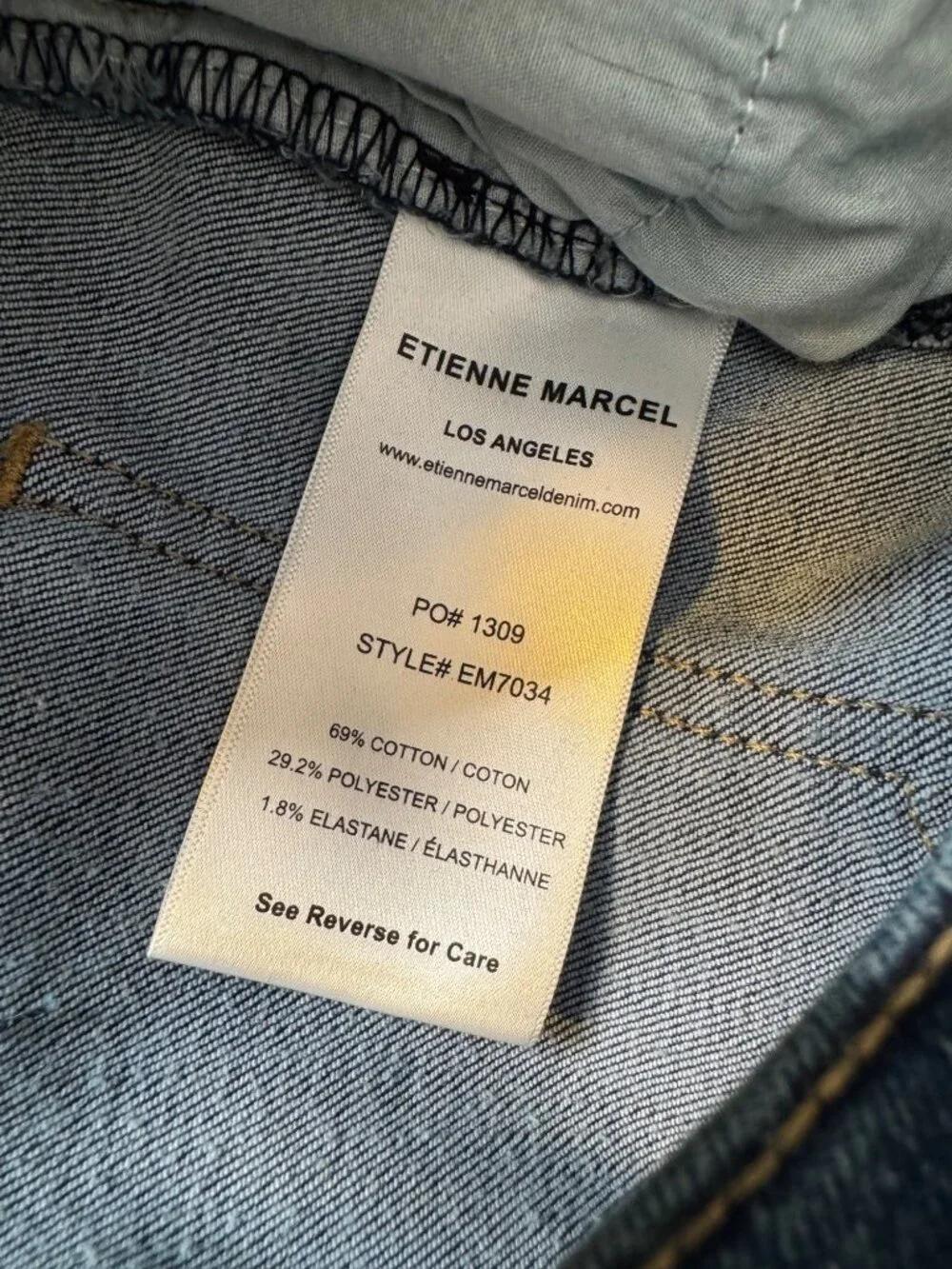 Etienne Marcel Size 27 Jeans Zipper Pocket Embellished EM7034 NWT Skinny Ankle